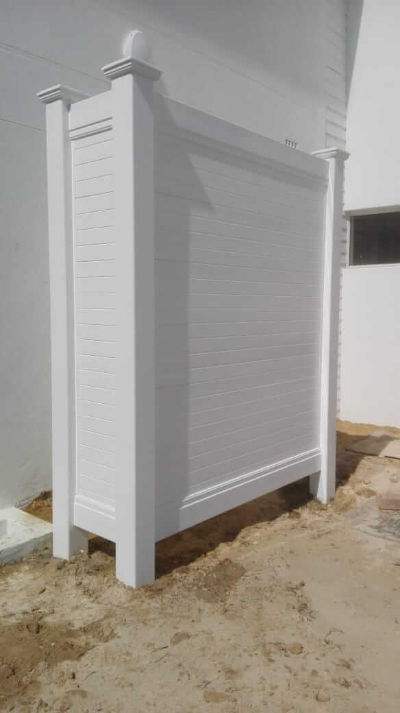 shower-screen-absolute-fencing PVC Shower Screen