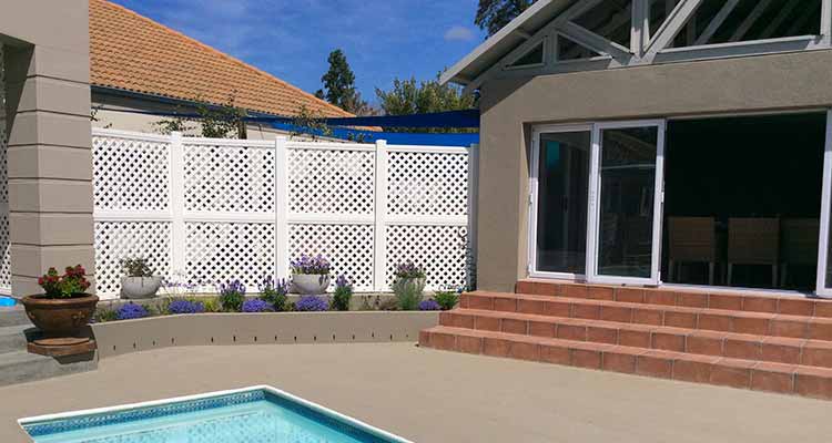 PVC Outdoor Shower Cubicle