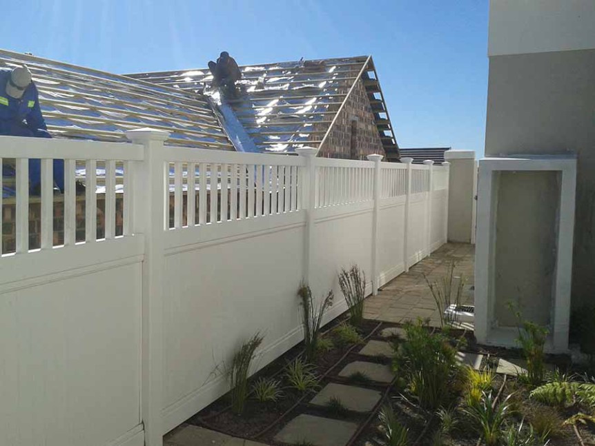 PVC Semi-Private Fencing