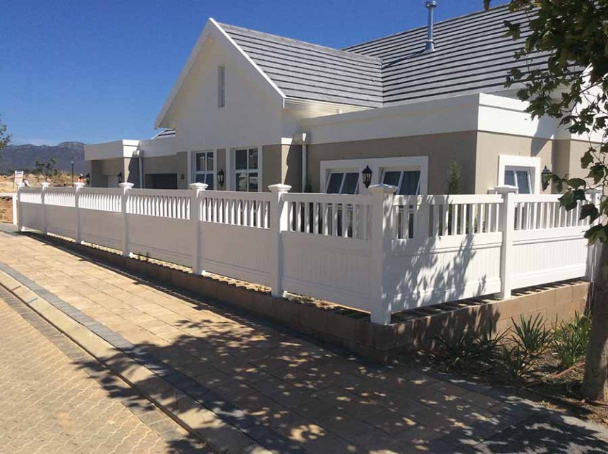 PVC Semi-Private Fencing