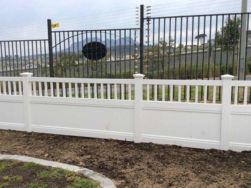 PVC Semi-Private Fencing