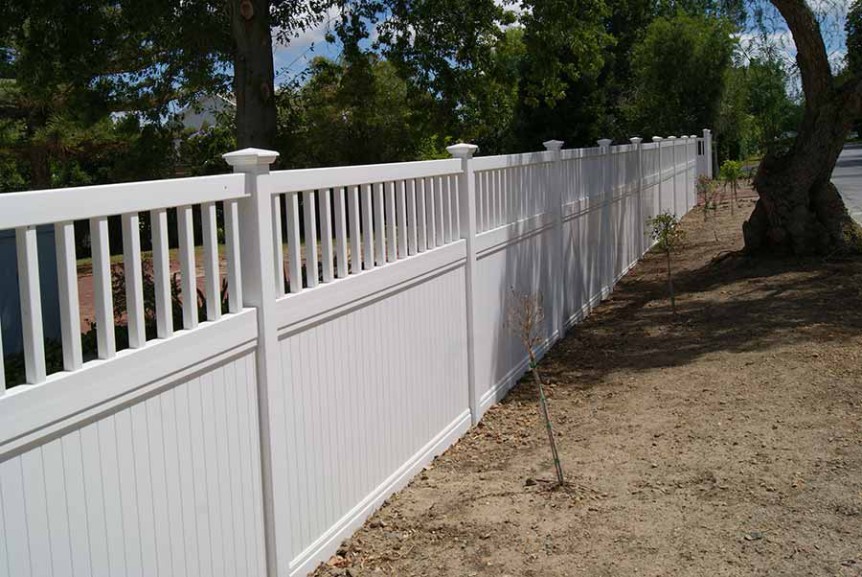 PVC Semi-Private Fencing