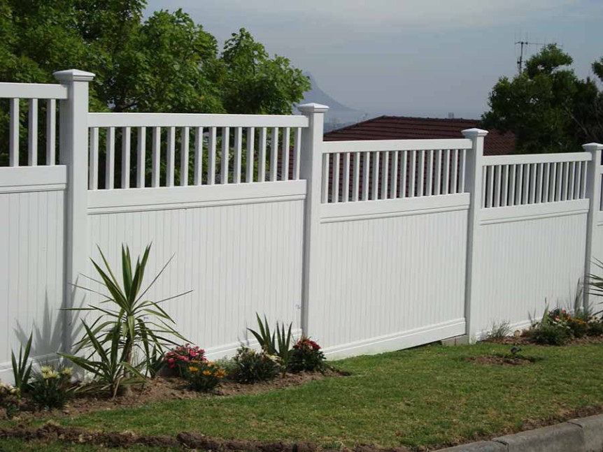 PVC Semi-Private Fencing